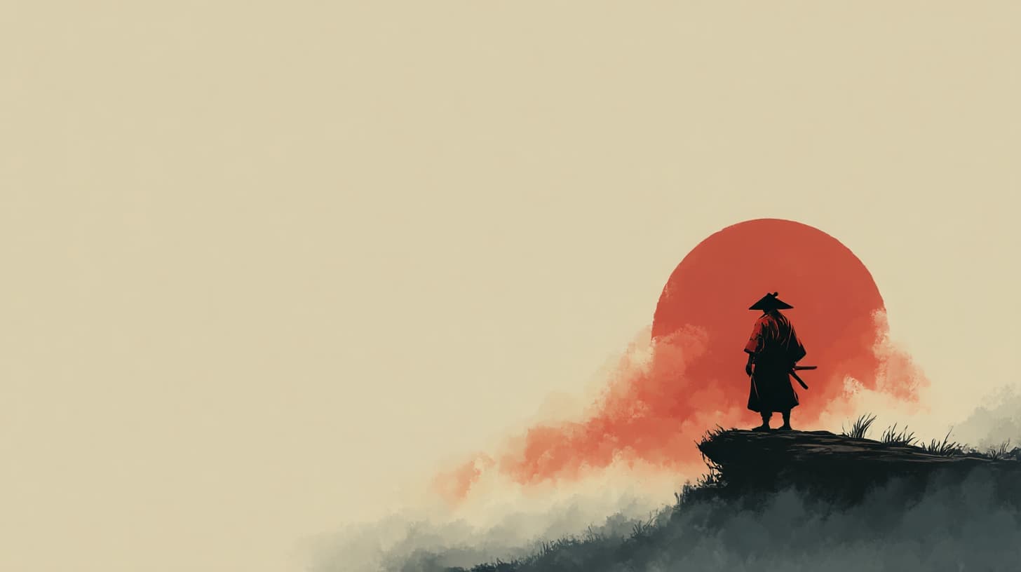 A minimalistic background visualizing the journey of lifelong learner and fighter who never gives up!